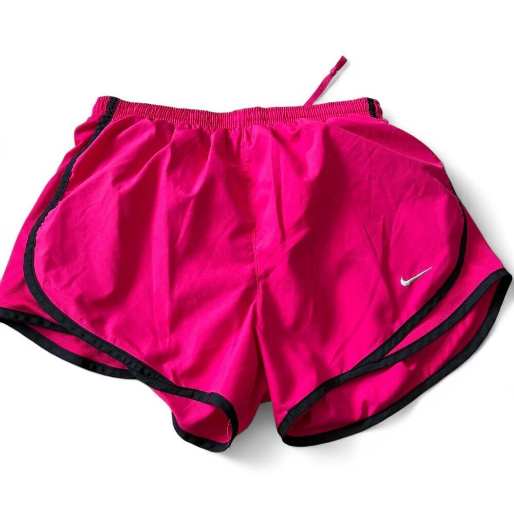 Nike Women's Size Small Hot Pink & Black Y2K Athletic Running Shorts